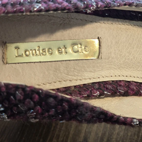 Louise Et Cie Jayant Tweed Wool Blend Heeled Pumps Women's Size 7.5M - Picture 6 of 11